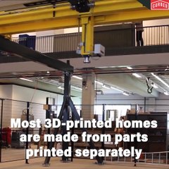 Esta minúscula casa fue impresa en 3D en sólo 24 horas.