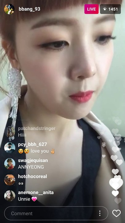 170503 Girl's Day Minah's Instagram Live 걸스데이 민아 인스타 라이브