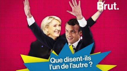 Macron / Le Pen : que disent-ils l'un de l'autre ?