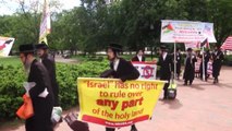 Beyaz Saray Önünde Ortodoks Yahudilerden Israil'e Protesto - Washıngton