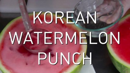 Drink Your Soju Out of a Watermelon