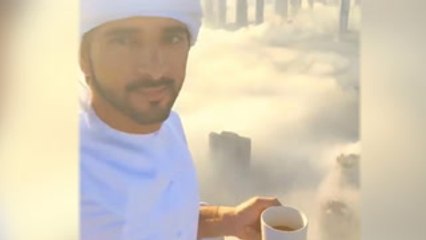 This prince chilling on a Dubai skyscraper will give you coffee view goals