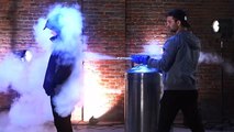 Watch this aerogel insulated jacket withstand liquid nitrogen