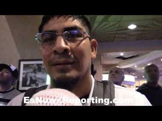 Santa Cruz family:"He got through it.He'll give in all!" - EsNews Boxing