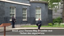 Brexit: pour May, Bruxelles veut l'échec des négociations