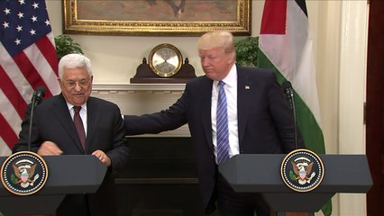 Trump confiante sobre paz entre israelenses e palestinos