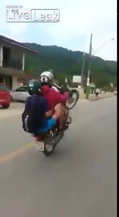 Motorcycle movement ends with disaster