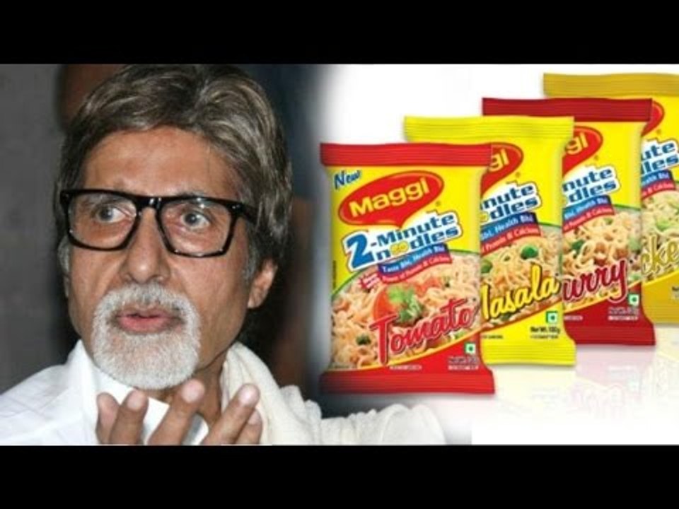 Amitabh Bachchan speaks on maggi controversy