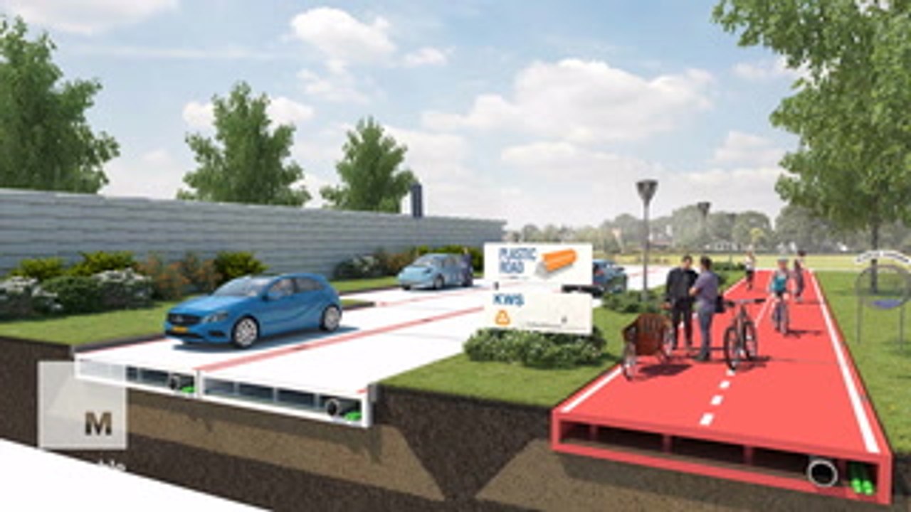 Roads made from recycled plastic are paving the way to a greener tomorrow