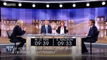 Marine Le Pen imite François Mitterrand... deux fois