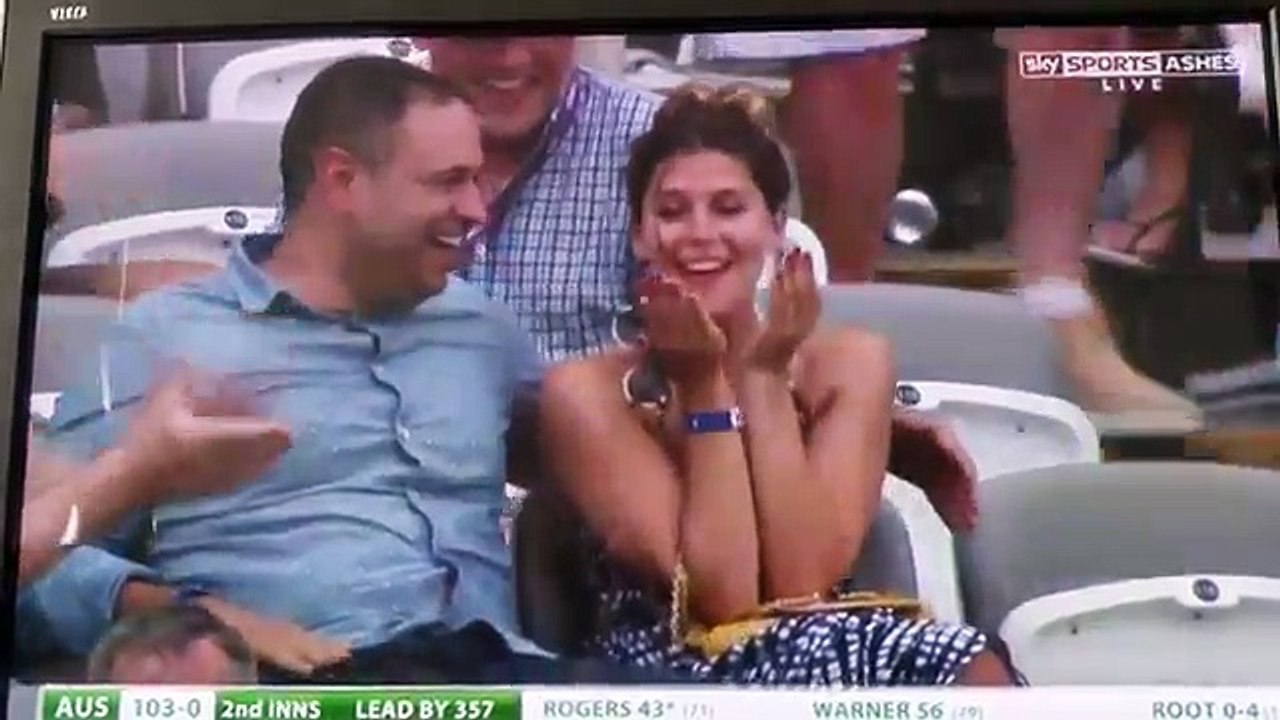 Girl Exposing Everything During Cricket Match