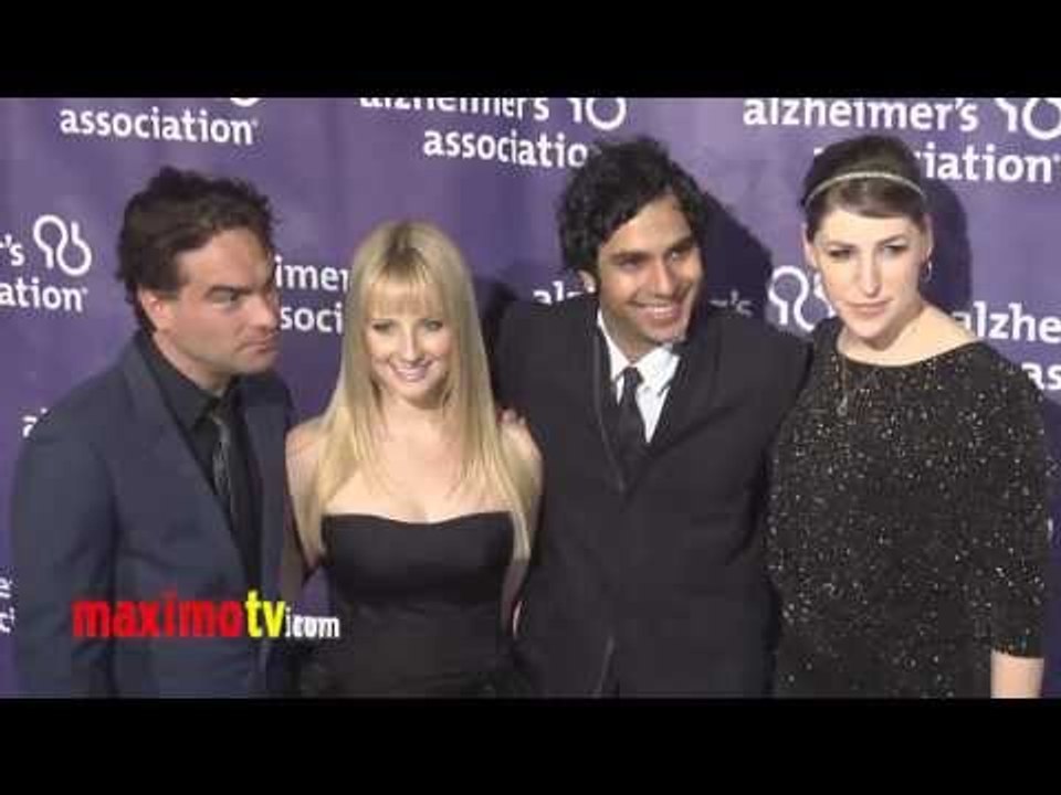 Johnny Galecki, Melissa Rauch, Kunal Nayyar, Mayim Bialik  "A Night at Sardi's" Arrivals