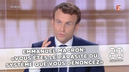 Download Video: Emmanuel Macron: «Vous êtes le parasite du système que vous dénoncez»