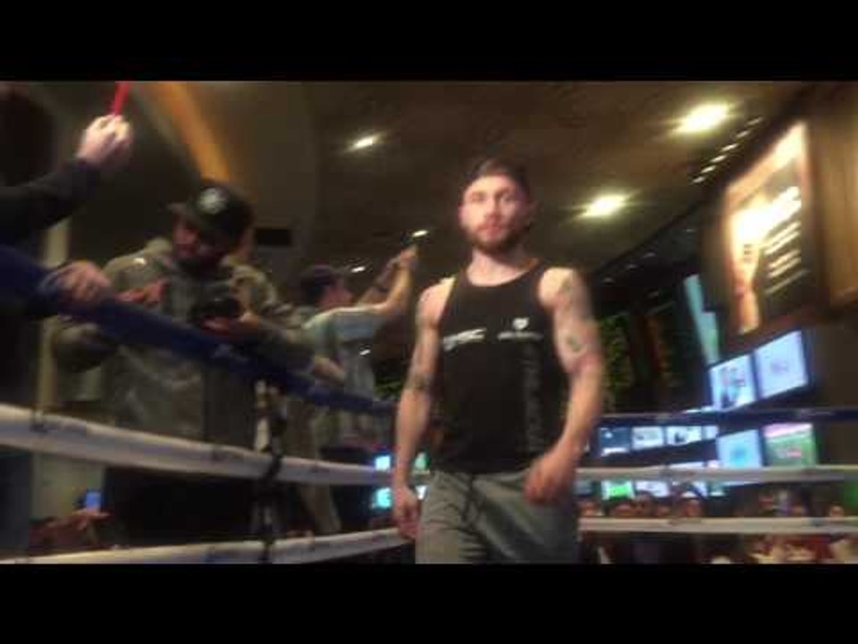Carl Frampton in vegas