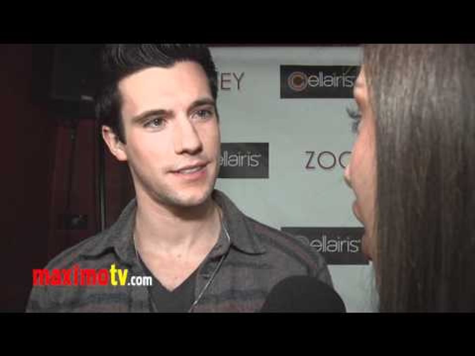 Drew Roy FALLING SKIES Interview at ZOOEY Magazine RELAUNCH Party