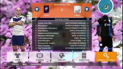 2017 4chan Spring Babby Cup Qualifiers group C - /trv/ vs /sci/