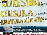 Argentina: periodistas denuncian censura y acoso por parte del gob.