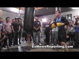 canelo alvarez killing the heavybag EsNews Boxing