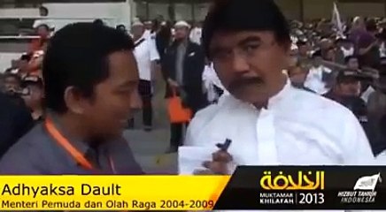 Adhyaksa Dault Pendukung Khilafah? Ini Komentarnya di Acara Yang digelar HTI