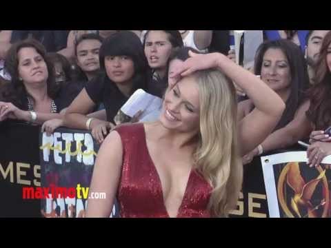 Leven Rambin at The Hunger Games Premiere Arrivals