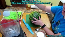 WATERMELON DOG TREAT How to make Frozen DIY Dog Treats - Snacks with the Snow Dogs 34
