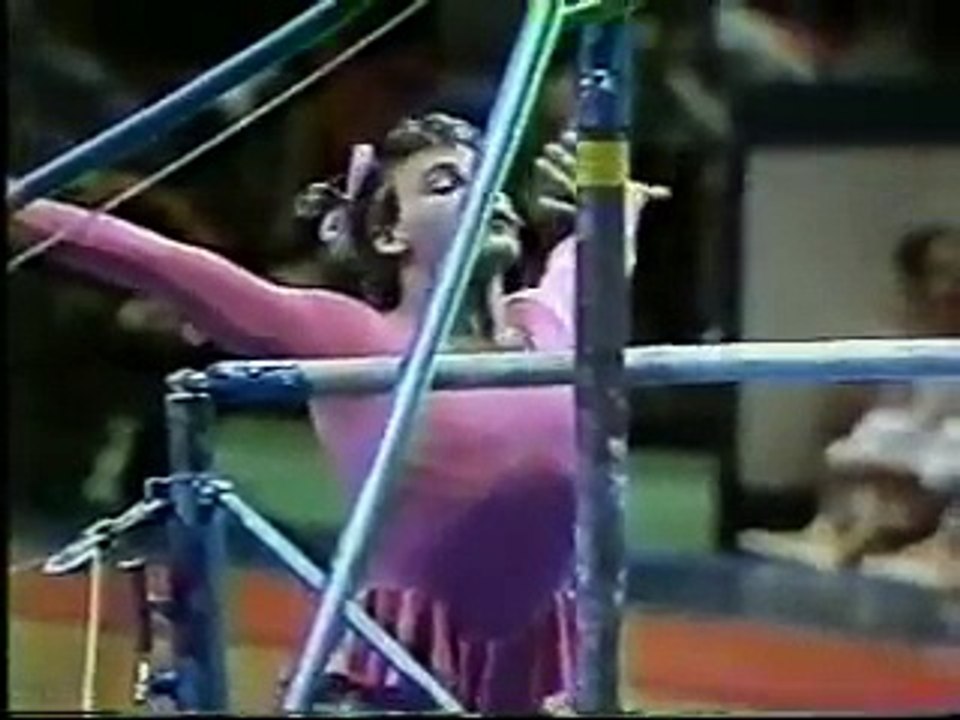 1981 Nadia Tour gymnastics Paul Hunt comedy uneven bars