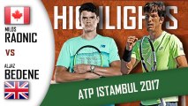 Milos RAONIC vs Aljaz BEDENE Highlights ATP 250 Istanbul 2017