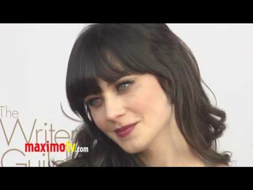 Zooey Deschanel 2012 Writers Guild Awards Red Carpet Arrivals