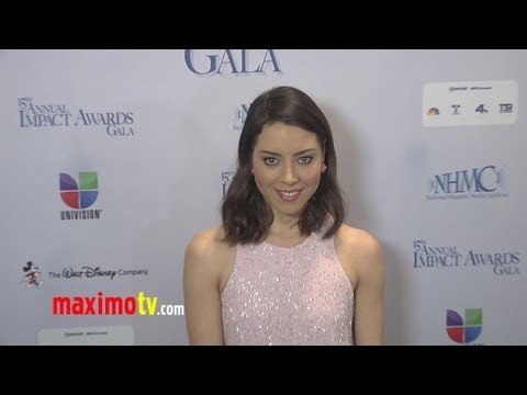 Aubrey Plaza at 15th Annual Impact Awards Gala Arrivals