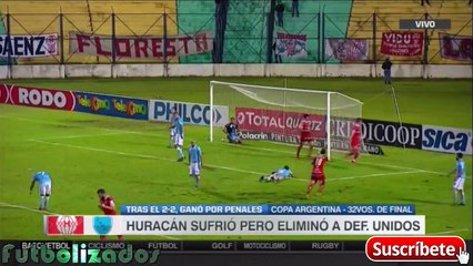 Huracan vs Defensores Unidos 3-2 Copa Argentina 2017