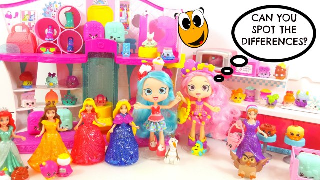 Can you find the mistakes? Anna Frozen Shopkins Shoppies Bubbleisha Jessicake ❤ KOKI DISNEY TOYS
