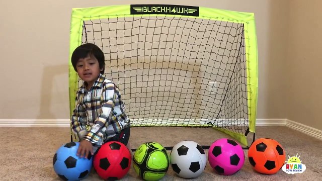 Learn Colors with Balls for Children, Toddlers, and Babies! Colours for Kids with Soccers