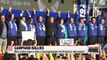 Frontrunner Moon Jae-in holds campaign rallies in Masan and Jinju