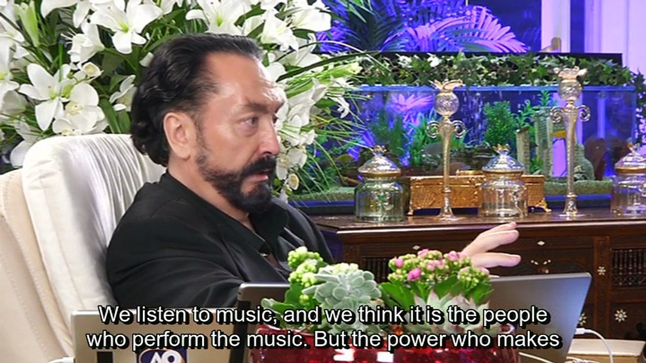 God is the actual artist who makes musicians perform their music and makes us love it