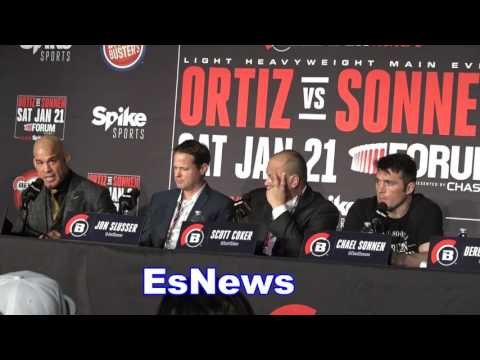 tito ortiz chael sonnen post fight press conference EsNews Boxing