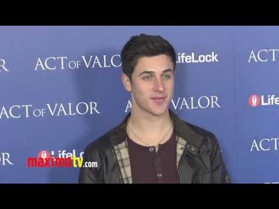 David Henrie at "Act of Valor" Los Angeles Premiere Arrivals