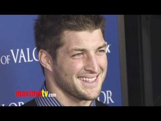 Tim Tebow at "Act of Valor" Los Angeles Premiere Arrivals