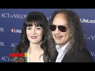 METALLICA Kirk Hammett at "Act of Valor" Los Angeles Premiere Arrivals