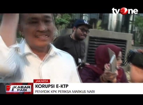 Penyidik KPK Periksa Markus Nari Terkait Korupsi E-KTP