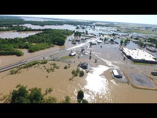 Download Video: Drone Footage Shows Severe Flooding in Pocahontas From Rising Black River