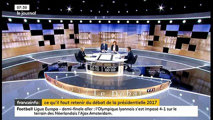 Regardez le résumé du débat en 80 secondes avec les moments forts qu'il ne fallait pas manquer