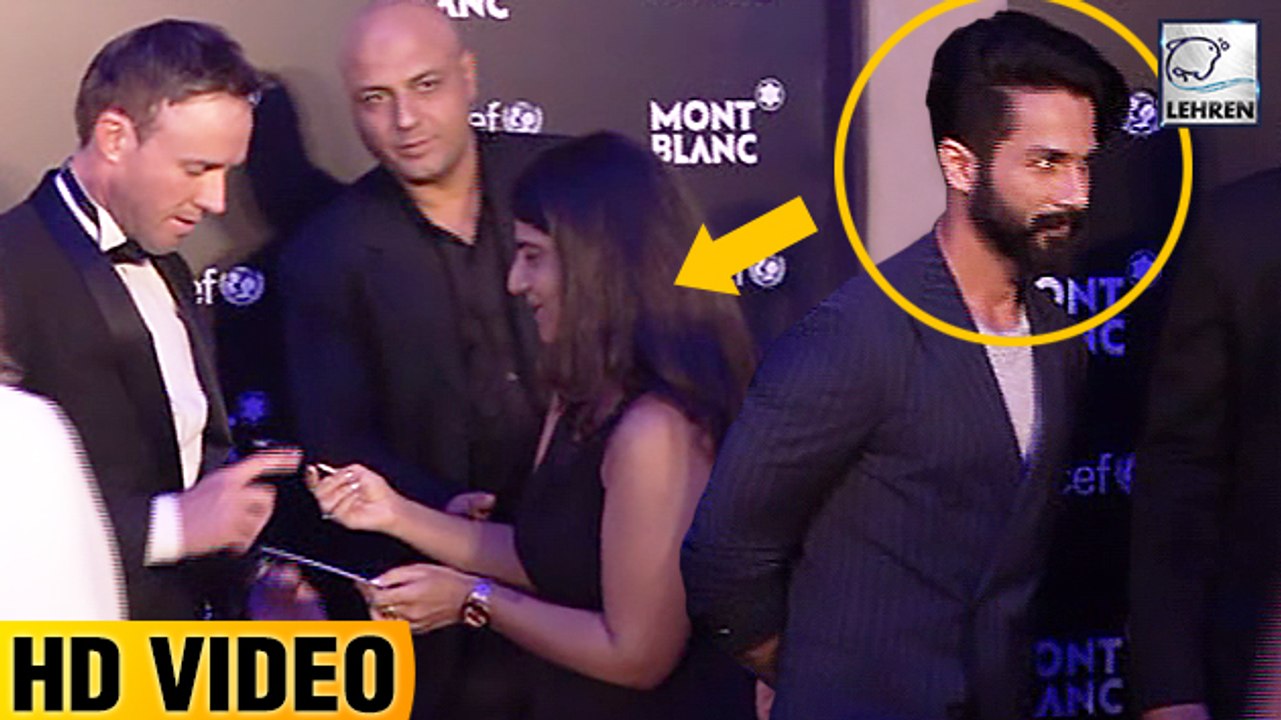 Shahid Kapoor's Awkward Moment When A Fan Avoid Him