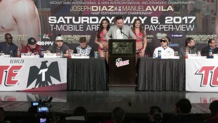 4. Oscar talking introducing Canelo