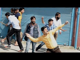 Contractual workers protest in Srinagar