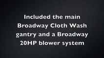 Heavily Damaged Broadway Cloth Rollover Car Wash