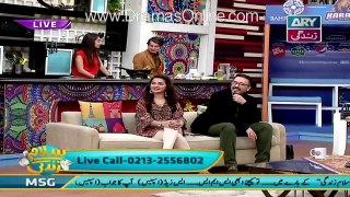 Nasir Khan Jan Double Meaning Talk In Morning Show