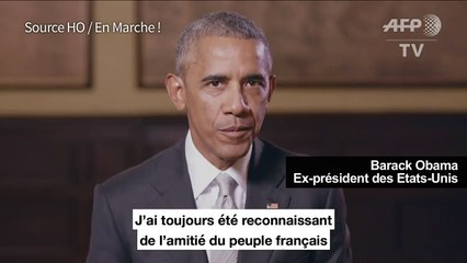 Présidentielle: Barack Obama annonce son soutien à Macron