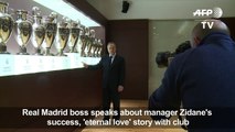 Real Madrid boss Perez lauds manager Zidane for team leadership-wvvBM2ATIQw