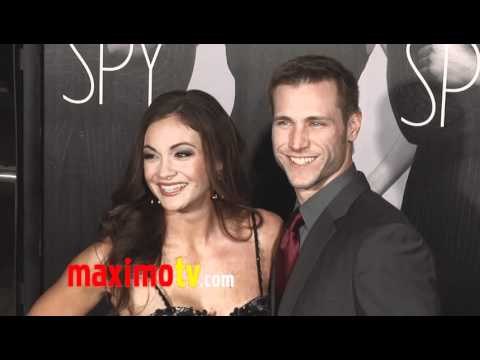 Jake Pavelka and WWE Ashley Ann Vickers at This Means War Premiere Arrivals