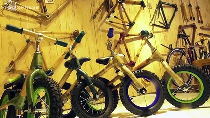 VnExpress | Nhịp sống | Thạc sĩ ngành ôtô về nước khởi nghiệp với xe đạp tre